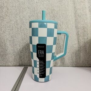 BrüMate x Caribou Coffee Teal Checker Era 30 BNIB